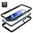 Silicone Transparent Frame Case Cover 360 Degrees ZJ1 for Samsung Galaxy S22 Plus 5G