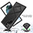 Silicone Transparent Frame Case Cover 360 Degrees ZJ1 for Samsung Galaxy S22 Ultra 5G