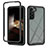 Silicone Transparent Frame Case Cover 360 Degrees ZJ1 for Samsung Galaxy S24 5G