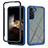 Silicone Transparent Frame Case Cover 360 Degrees ZJ1 for Samsung Galaxy S24 5G