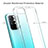 Silicone Transparent Frame Case Cover 360 Degrees ZJ1 for Xiaomi Redmi Note 11S 5G