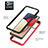 Silicone Transparent Frame Case Cover 360 Degrees ZJ2 for Samsung Galaxy A02s