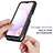 Silicone Transparent Frame Case Cover 360 Degrees ZJ2 for Samsung Galaxy A13 4G