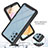 Silicone Transparent Frame Case Cover 360 Degrees ZJ2 for Samsung Galaxy A32 4G