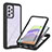 Silicone Transparent Frame Case Cover 360 Degrees ZJ2 for Samsung Galaxy A52 5G