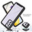Silicone Transparent Frame Case Cover 360 Degrees ZJ2 for Samsung Galaxy A72 4G
