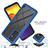 Silicone Transparent Frame Case Cover 360 Degrees ZJ2 for Samsung Galaxy M34 5G