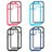 Silicone Transparent Frame Case Cover 360 Degrees ZJ3 for Apple iPhone 13