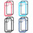 Silicone Transparent Frame Case Cover 360 Degrees ZJ3 for Apple iPhone 14