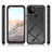 Silicone Transparent Frame Case Cover 360 Degrees ZJ3 for Google Pixel 5a 5G