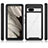 Silicone Transparent Frame Case Cover 360 Degrees ZJ3 for Google Pixel 7a 5G