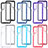 Silicone Transparent Frame Case Cover 360 Degrees ZJ3 for LG Stylo 7