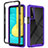 Silicone Transparent Frame Case Cover 360 Degrees ZJ3 for LG Stylo 7