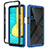 Silicone Transparent Frame Case Cover 360 Degrees ZJ3 for LG Stylo 7