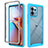 Silicone Transparent Frame Case Cover 360 Degrees ZJ3 for Motorola Moto Edge 40 Pro 5G