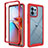 Silicone Transparent Frame Case Cover 360 Degrees ZJ3 for Motorola Moto Edge Plus (2023) 5G