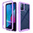 Silicone Transparent Frame Case Cover 360 Degrees ZJ3 for Motorola Moto G Play (2023)