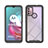 Silicone Transparent Frame Case Cover 360 Degrees ZJ3 for Motorola Moto G10