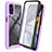 Silicone Transparent Frame Case Cover 360 Degrees ZJ3 for Motorola Moto G22