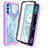 Silicone Transparent Frame Case Cover 360 Degrees ZJ3 for Motorola Moto G71 5G