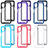 Silicone Transparent Frame Case Cover 360 Degrees ZJ3 for Samsung Galaxy A12