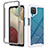 Silicone Transparent Frame Case Cover 360 Degrees ZJ3 for Samsung Galaxy A12 5G