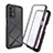 Silicone Transparent Frame Case Cover 360 Degrees ZJ3 for Samsung Galaxy A13 4G