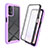 Silicone Transparent Frame Case Cover 360 Degrees ZJ3 for Samsung Galaxy A13 4G