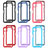 Silicone Transparent Frame Case Cover 360 Degrees ZJ3 for Samsung Galaxy A22 5G
