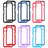 Silicone Transparent Frame Case Cover 360 Degrees ZJ3 for Samsung Galaxy A22s 5G