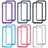 Silicone Transparent Frame Case Cover 360 Degrees ZJ3 for Samsung Galaxy A31