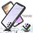 Silicone Transparent Frame Case Cover 360 Degrees ZJ3 for Samsung Galaxy A32 4G