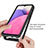 Silicone Transparent Frame Case Cover 360 Degrees ZJ3 for Samsung Galaxy A33 5G