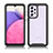 Silicone Transparent Frame Case Cover 360 Degrees ZJ3 for Samsung Galaxy A33 5G
