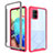 Silicone Transparent Frame Case Cover 360 Degrees ZJ3 for Samsung Galaxy A71 4G A715