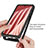 Silicone Transparent Frame Case Cover 360 Degrees ZJ3 for Samsung Galaxy A73 5G