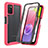 Silicone Transparent Frame Case Cover 360 Degrees ZJ3 for Samsung Galaxy M02s