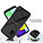 Silicone Transparent Frame Case Cover 360 Degrees ZJ3 for Samsung Galaxy M02s