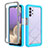 Silicone Transparent Frame Case Cover 360 Degrees ZJ3 for Samsung Galaxy M32 5G