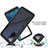 Silicone Transparent Frame Case Cover 360 Degrees ZJ3 for Samsung Galaxy S20 FE 4G