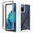 Silicone Transparent Frame Case Cover 360 Degrees ZJ3 for Samsung Galaxy S20 FE 4G White