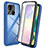 Silicone Transparent Frame Case Cover 360 Degrees ZJ3 for Xiaomi POCO C31