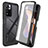 Silicone Transparent Frame Case Cover 360 Degrees ZJ3 for Xiaomi Poco X4 NFC