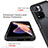 Silicone Transparent Frame Case Cover 360 Degrees ZJ3 for Xiaomi Poco X4 NFC