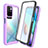 Silicone Transparent Frame Case Cover 360 Degrees ZJ3 for Xiaomi Redmi 10 (2022)