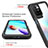 Silicone Transparent Frame Case Cover 360 Degrees ZJ3 for Xiaomi Redmi 10 4G