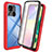 Silicone Transparent Frame Case Cover 360 Degrees ZJ3 for Xiaomi Redmi 9 Activ