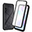 Silicone Transparent Frame Case Cover 360 Degrees ZJ3 for Xiaomi Redmi 9A