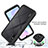 Silicone Transparent Frame Case Cover 360 Degrees ZJ3 for Xiaomi Redmi 9AT