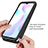 Silicone Transparent Frame Case Cover 360 Degrees ZJ3 for Xiaomi Redmi 9i